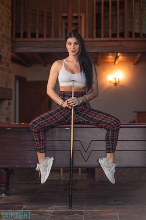 Roxy Mendez in Skintight Glamour set Trick Shot