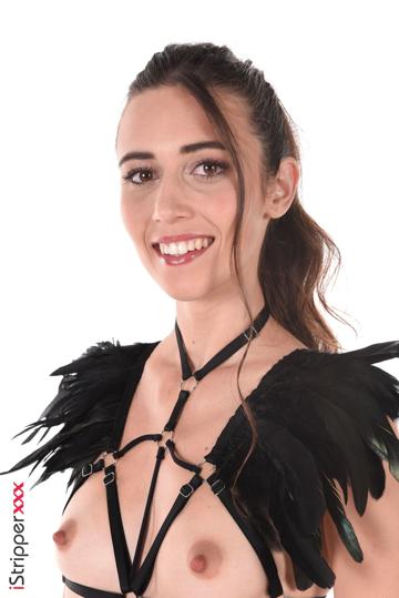 Sandra Lyd in Istripper set Feather Caress